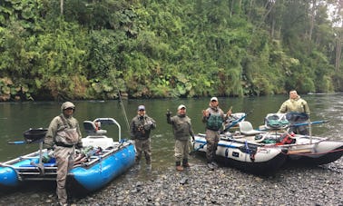 Excursion guidée de pêche à la mouche avec Don Pedro dans les rivières Rio Bueno, au Chili