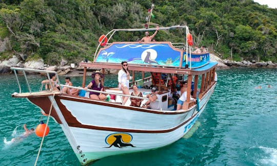 Exclusive Tour aboard the 2-Storey Boat in the Real BrazilIan Caribbean with Capitan Renato