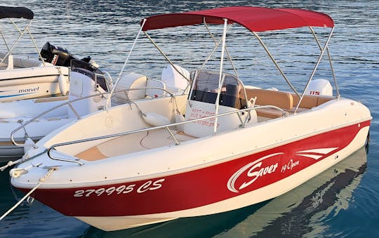 Saver 19 - Yamaha 115 Boat Rental in Cres