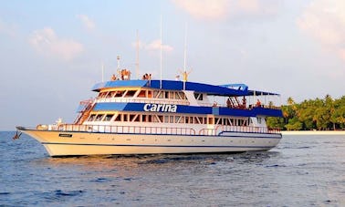 Liveaboard boat in Maldives