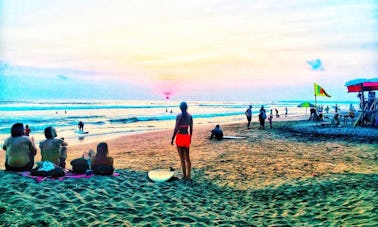 Surf Lessons in Matara, Sri Lanka with Ramesh