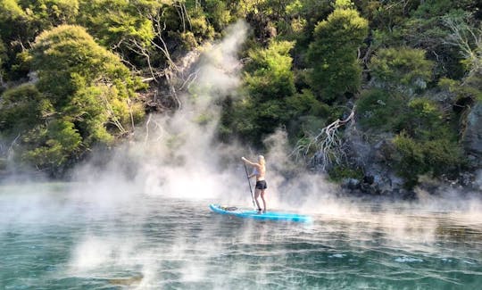 Lake Tarewera Paddle Board SUP Tour Rotorua New Zealand