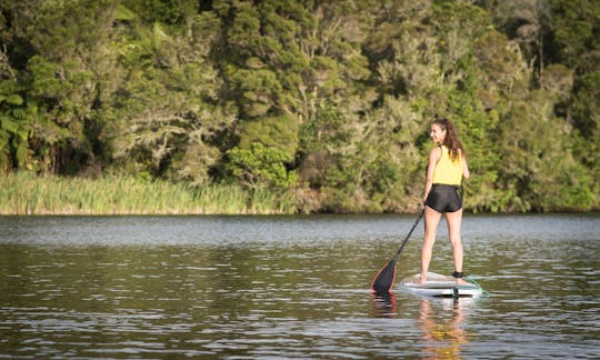 Paddle Board Adventure Tour in Rotorua, New Zealand with Professional Guides