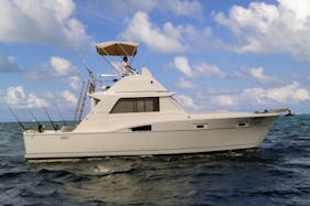 37' Chris Craft Fishing Charter for 8 People in Cancún, Mexico