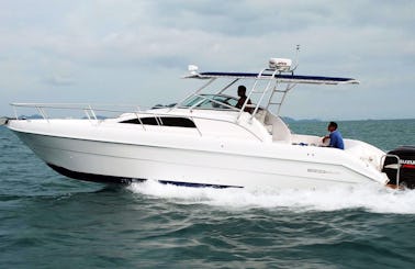 Luxury 24 foot Yacht rental in Dubai and Fishing Charter