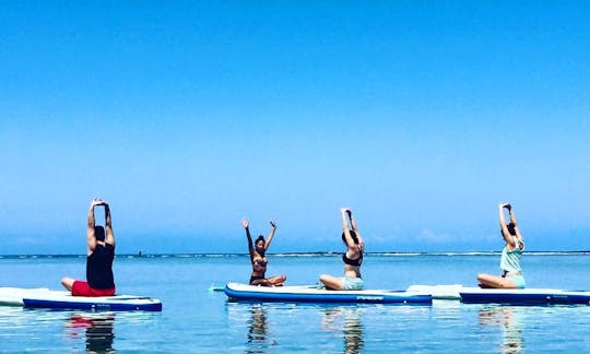 Unique SUP Yoga Experience with a Teacher in La Saline-Les-Bains, Réunion