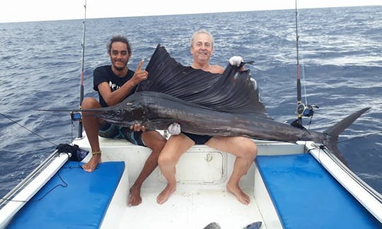 Fishing Trip on 29' Fishing Boat for 6 People in Victoria, Seychelles