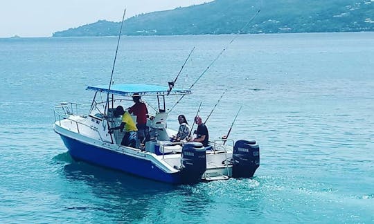 Fishing Trip on 29' Fishing Boat for 6 People in Victoria, Seychelles