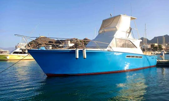 40 ft Pacemaker Fishing Boat Charter for 6 People in Mindelo, Cape Verde