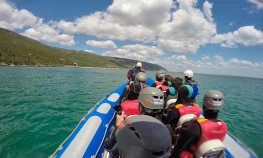 Coasteering + Speedboat Ride on the Arrábida Natural Park