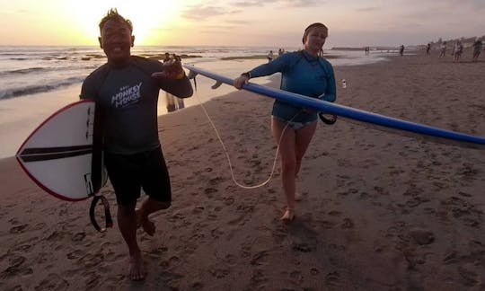 Private Surf Lessons with Professional Instructor in Bali, Indonesia