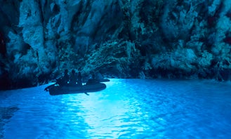Blue and Green Cave Tour in Hvar