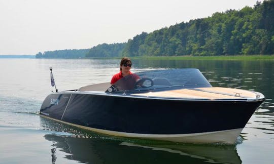 Rent an Frauscher Valencia 560 Electric Boat for Up to 6 People in Bad Saarow, Germany