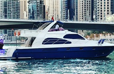 Polina 55 Motor Yacht Charter for 18 People in Dubai, UAE