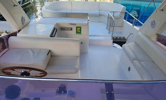 Polina 55 Motor Yacht Charter for 18 People in Dubai, UAE