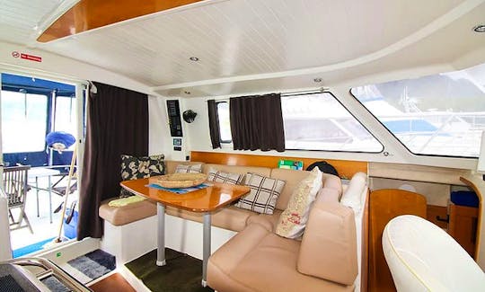 12-Person Motor Yacht Charter in Victoria, Seychelles