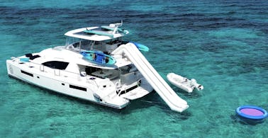 Catamarã Leopard Power de 51 pés, com tudo incluído, aluguel de um dia e uma noite nas Bahamas