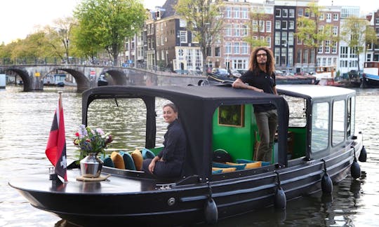 Hire a 12 Personprivate Boat With Captain and Enjoy Amsterdam Canal