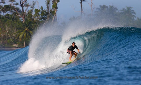 11 noches en Ono Niha Surf Charter en la isla de Tellos o Banyaks