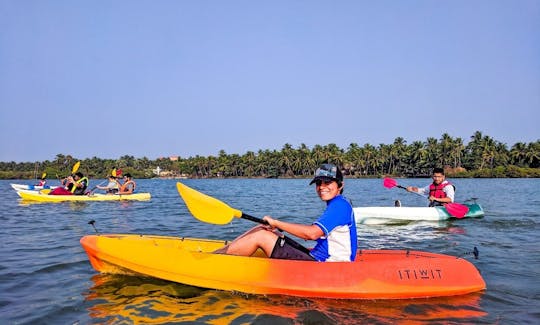 Excursions en kayak avec un guide professionnel à Mulki, Inde