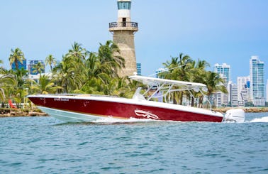 Celebrate on the Water with this 38' Bowrider for Rent in Cartagena, Colombia