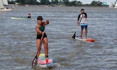 Leçon privée de paddleboard avec un instructeur professionnel à Rosario, Argentine