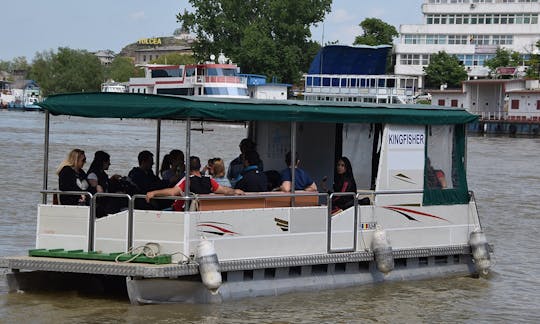 Pontoon boat KINGFISHER - 12 pers group tours - private on request