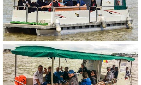 Pontoon boat KINGFISHER - 12 pers group tours - private on request