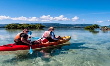 Un canoë relaxant à Sainte Rose, en Guadeloupe !