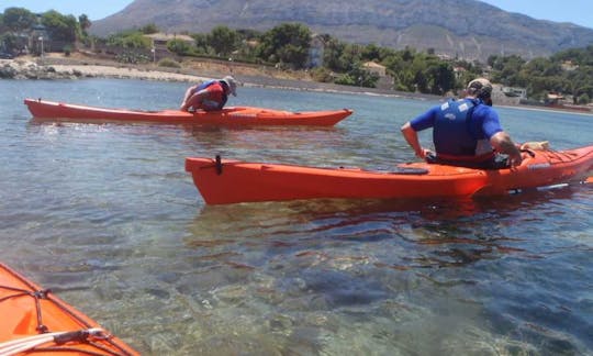 Kayak course initiation in Dénia, Spain