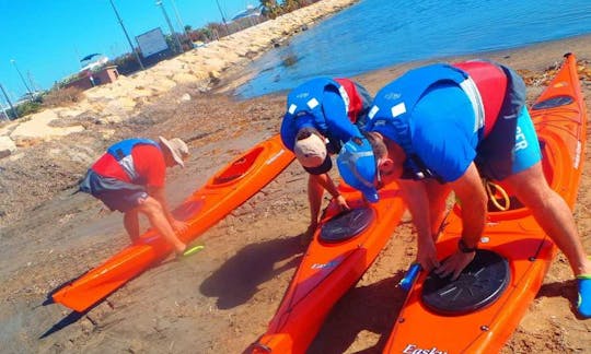 Kayak course initiation in Dénia, Spain