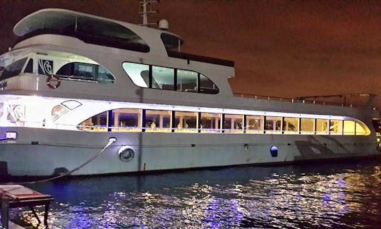 Rent this Mega Yacht for a Cruise around İstanbul for your next event