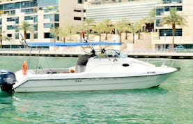 Charter a Fishing and Cruising Boat in Dubai with Captain and Friendly Crew