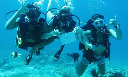 Curso PADI Open Water Diver em Terengganu, Malásia