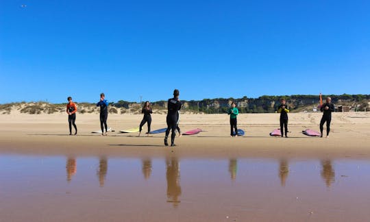 30 EUR Surf Lessons in Costa da Caparica, Portugal