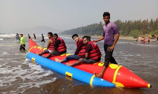 Banana Boat Rides in Diveagar Beach, Maharashtra