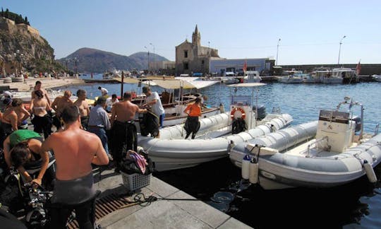 RIB Diving Tours in Lipari