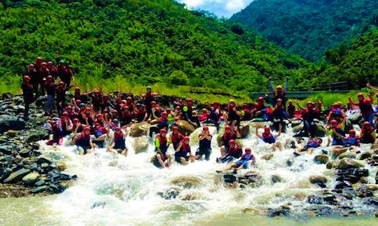 Whitewater Rafting on Laonong River in Taiwan