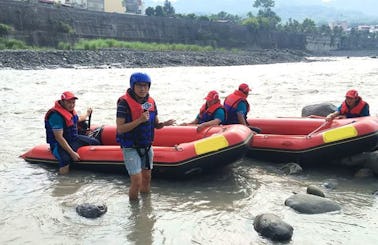 Whitewater Rafting on Laonong River in Taiwan