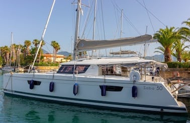 Charter Catamaran Saba 50  in Mediterranean Sea