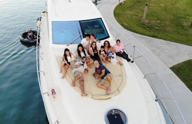 12 Person 57' Casa HT Motor Yacht Rental In Miami River