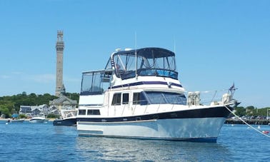 Sunset Charter para 6 pessoas - Trawler privado 42 - Hyannis Ma. Começa às 18h