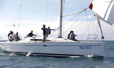 Alquile un monocasco de vela «Gordon» Elan 410 de 41 pies en Nettuno, Italia