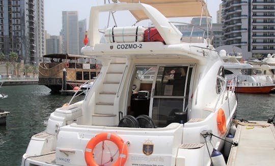 Charter our 45' British Sealine Yacht From Dubai