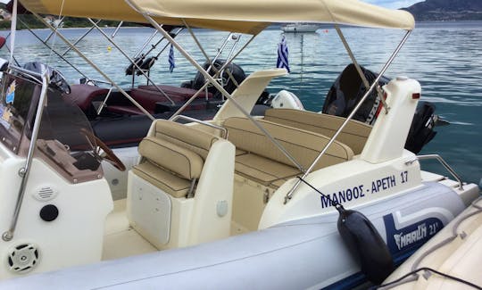 RIB Marlin 21 Suzuki 175hp 2018mod in Nikiana Lefkada Greece