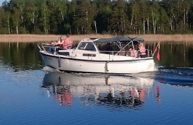 Water Taxi Boat Tour on Aukštaitija National Park in Lithuania