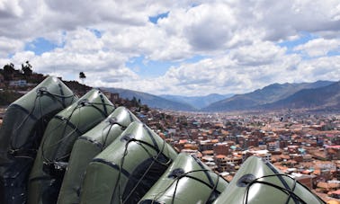 Embalagem em Cusco, Machu Picchu, Manu, Madre de Dios Alpacka Packraft