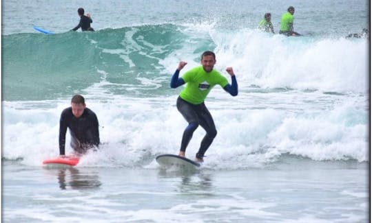 Surf Lessons with Professional Instructor in Peniche, Portugal