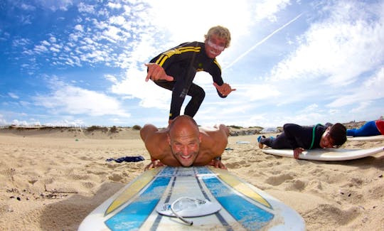 Surf Lessons for All Ages in Esmoriz
