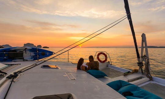 Pleasure Cruises onboard 36' Sailing Catamaran on Krabi Islands with a Professional Captain